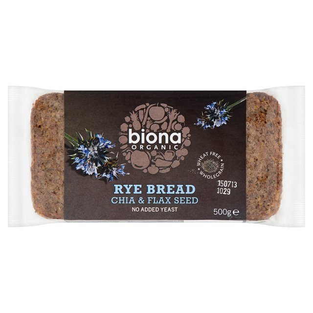 Biona Rye Chia & Flax Bread Organic