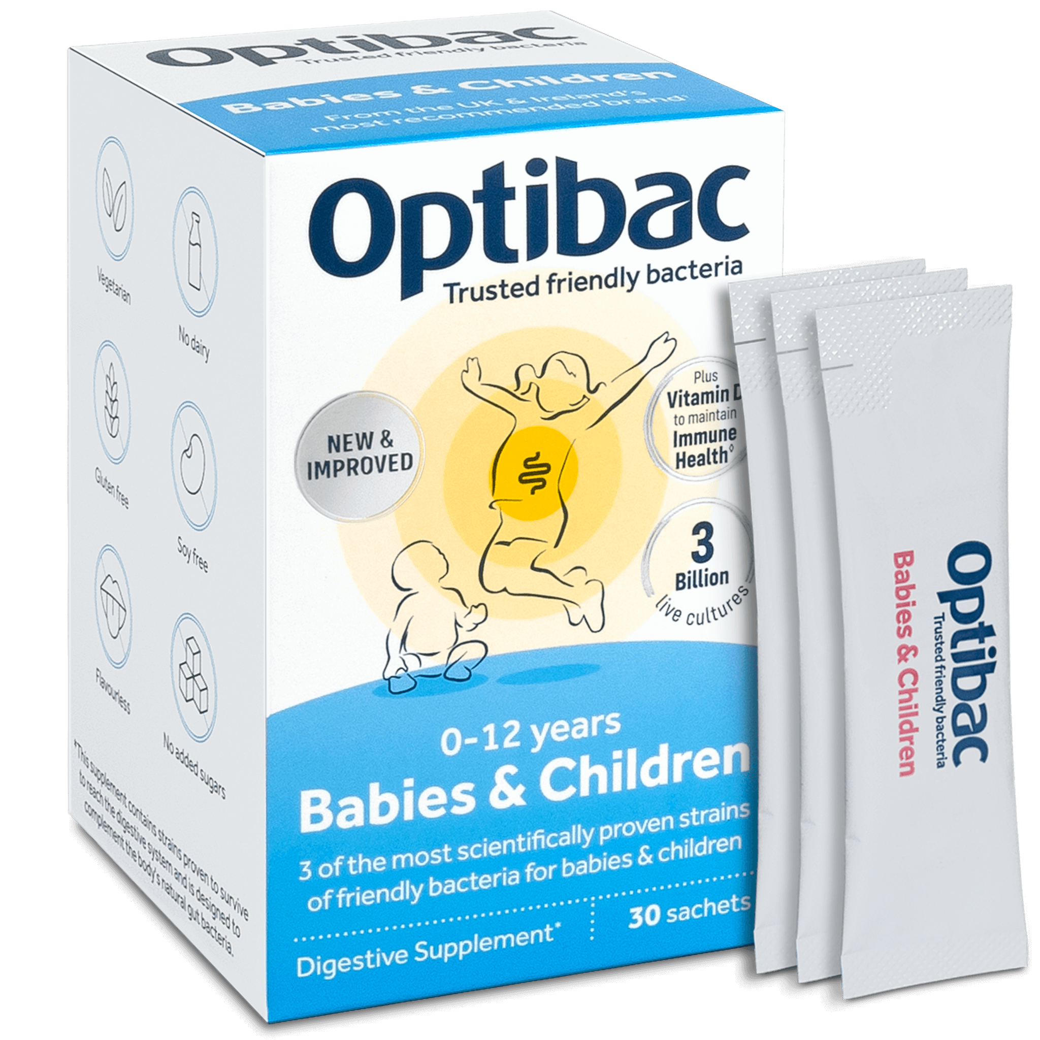 Optibac Probiotics for Babies and Children 30 sachets